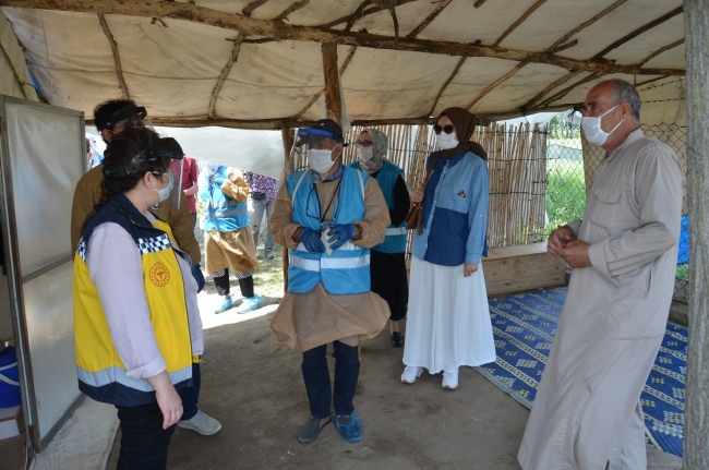 Bursa'da tarım işçilerine sağlık kontrolü