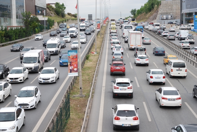 İstanbul'da trafik yoğunluğu yüzde 31