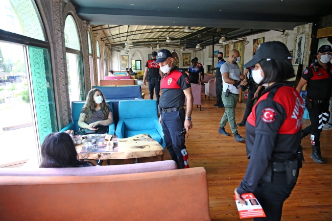 Adana, Mersin, Hatay ve Osmaniye'de koronavirüs denetimleri sürüyor