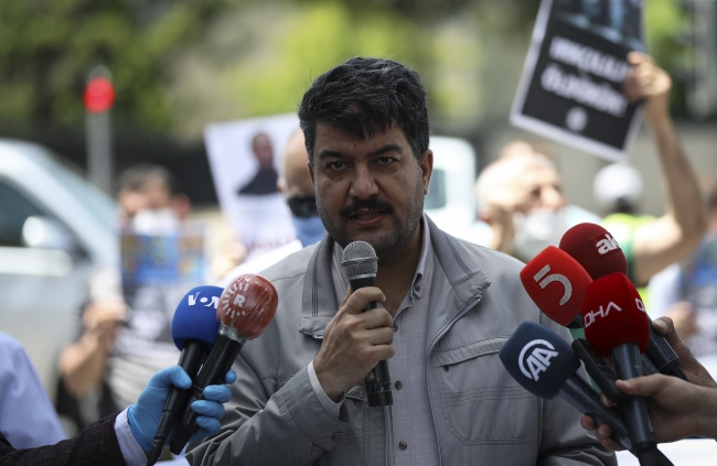 Başkentte George Floyd protestosu düzenlendi