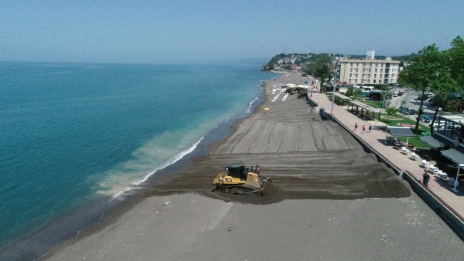 Akçakoca'da plajlar yaz sezonuna hazırlanıyor