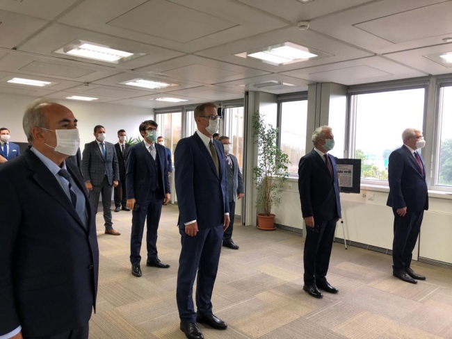 Şehit diplomat Yergüz için Cenevre'de anma töreni