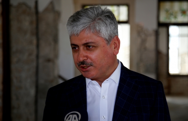 Hatay'da tarihi Meclis binasında restorasyon çalışmaları başladı
