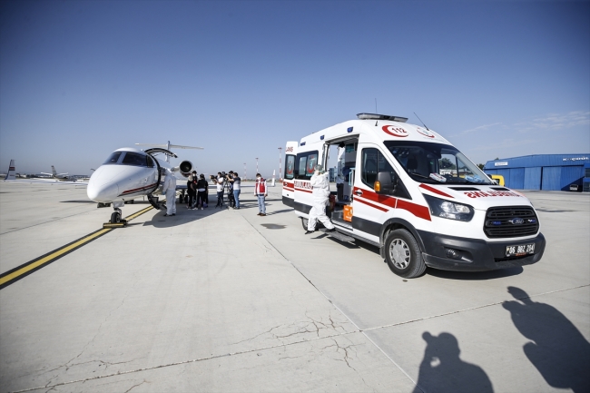 Ambulans uçak 9 yaşındaki Nihal için havalandı