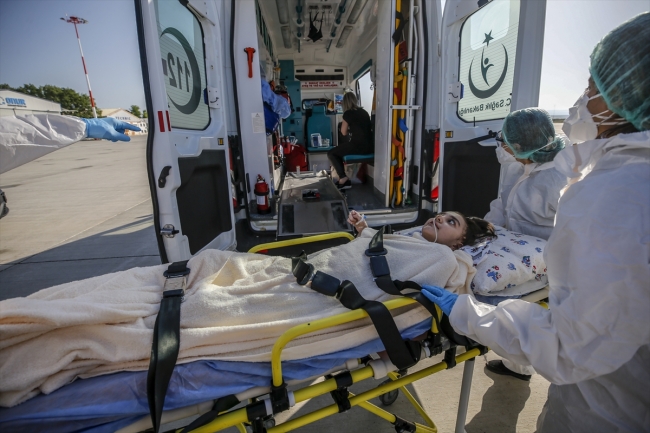 Ambulans uçak 9 yaşındaki Nihal için havalandı