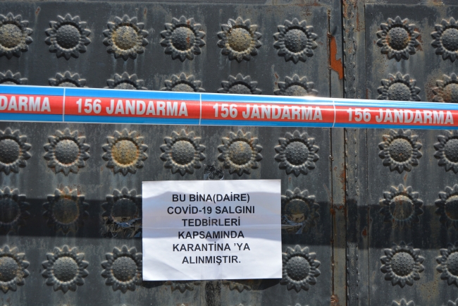 Gaziantep'te 14 ev karantinaya alındı