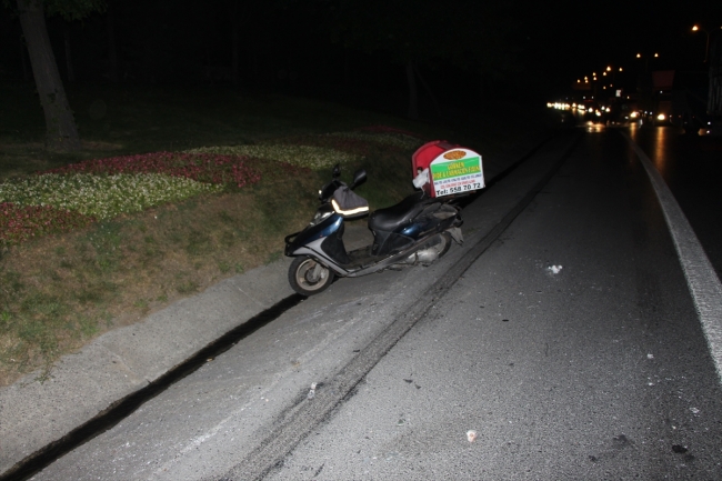 Bayrampaşa'da yanarak hareket eden kamyon ortalığı birbirine kattı