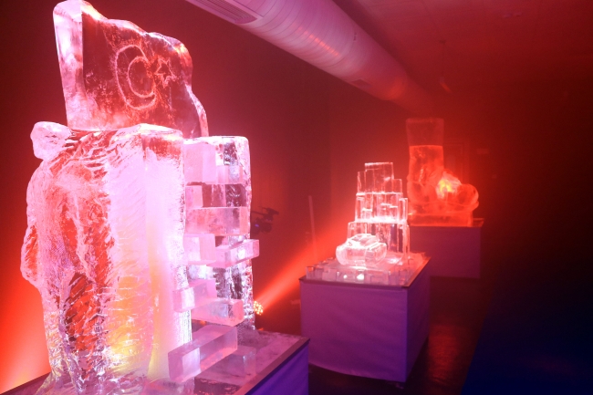 Erzurum'da Türkiye'nin ilk buz müzesi açıldı