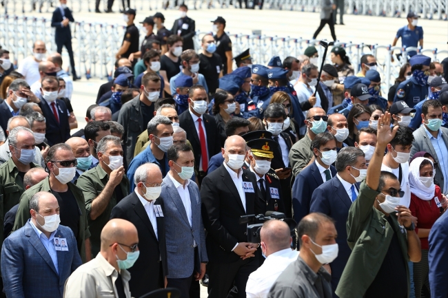 Artos Dağı şehitleri son yolculuklarına uğurlandı