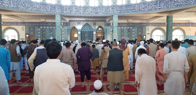 Afganistan'da Ayasofya Camii için şükür namazı kılındı