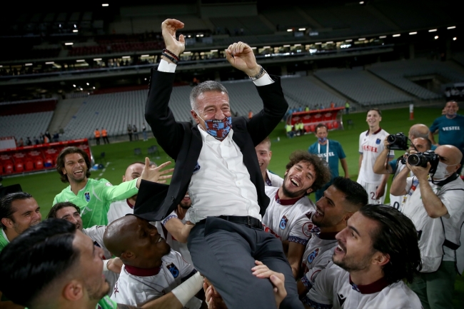 Trabzonspor 9. kez Türkiye Kupası'nı kazandı