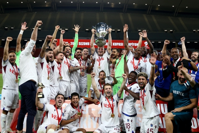 Trabzonspor 9. kez Türkiye Kupası'nı kazandı