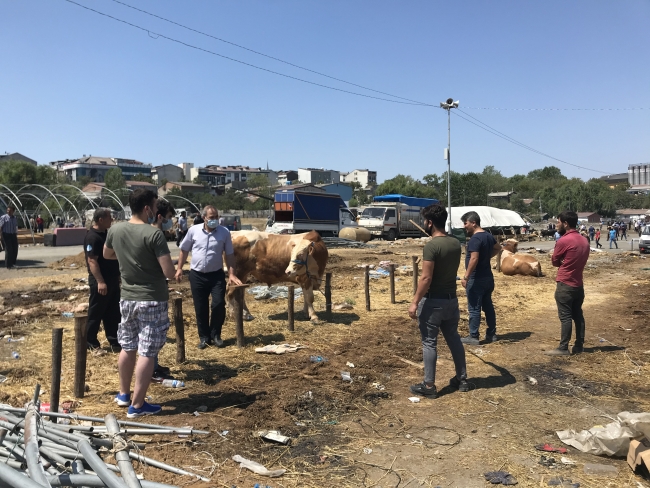 Kurban pazarlarında çadırlar sökülüyor