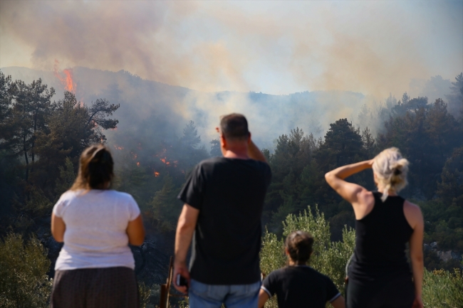 İzmir'deki orman yangını kontrol altına alındı