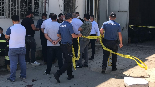 Gaziantep'te demir atölyesindeki patlama kamerada