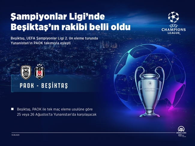 Beşiktaş'ın rakibi PAOK