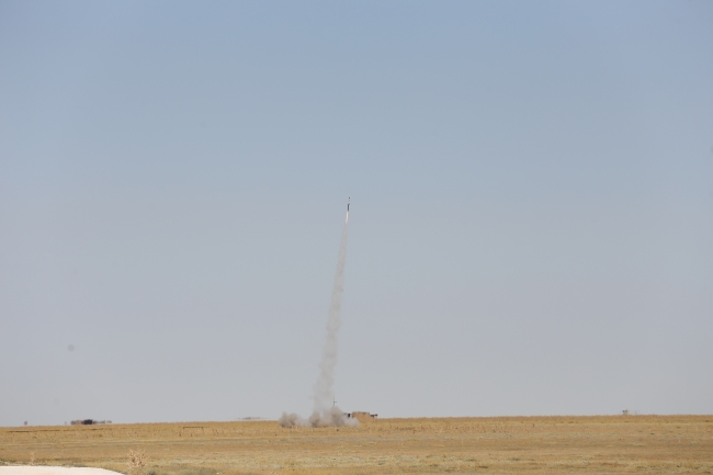 TEKNOFEST'e yüksek irtrifalı atışla final