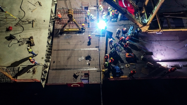 Yeni Kömürhan Köprüsü'nün iki yakası birleşti