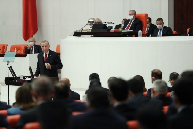 Cumhurbaşkanı Erdoğan: Azerbaycanlı kardeşlerimizin yanlarındayız