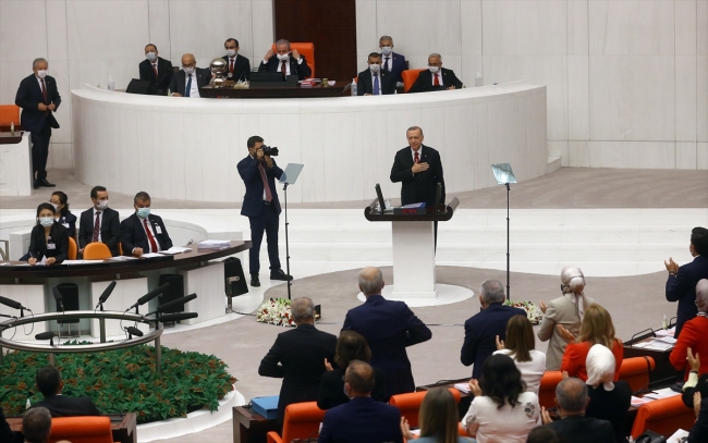 Cumhurbaşkanı Erdoğan: Azerbaycanlı kardeşlerimizin yanlarındayız