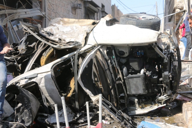 Bab'da bomba yüklü kamyonla saldırı: 14 ölü, 50 yaralı