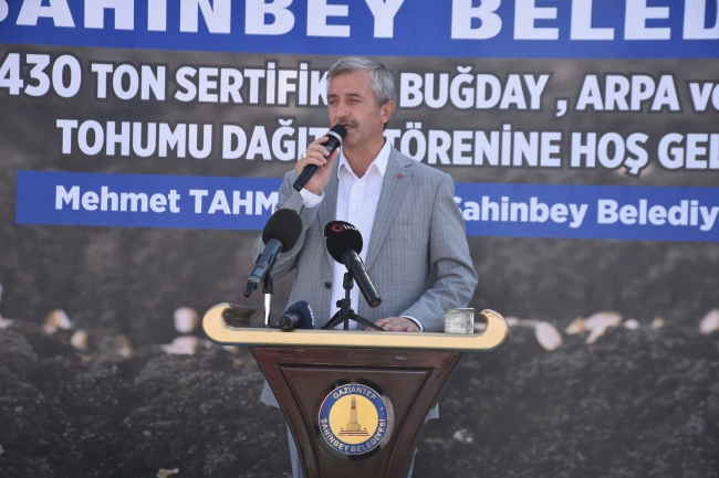 Gaziantep'te çiftçilere 3 bin 430 ton tohum desteği