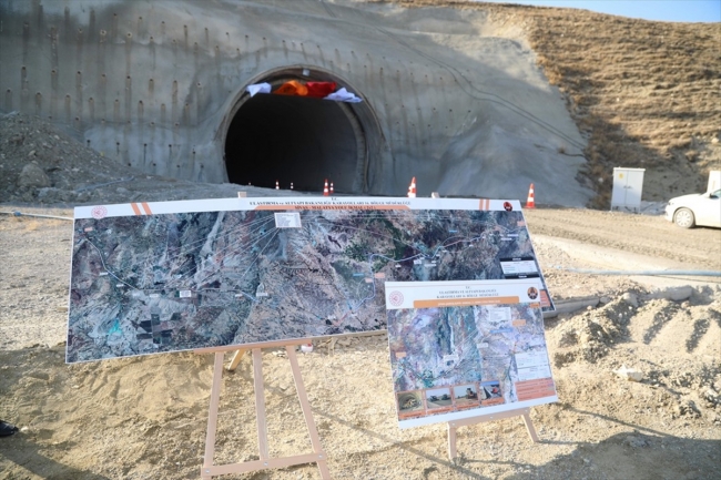Sivas'ta yapımı süren tünel 2021'de tamamlanacak