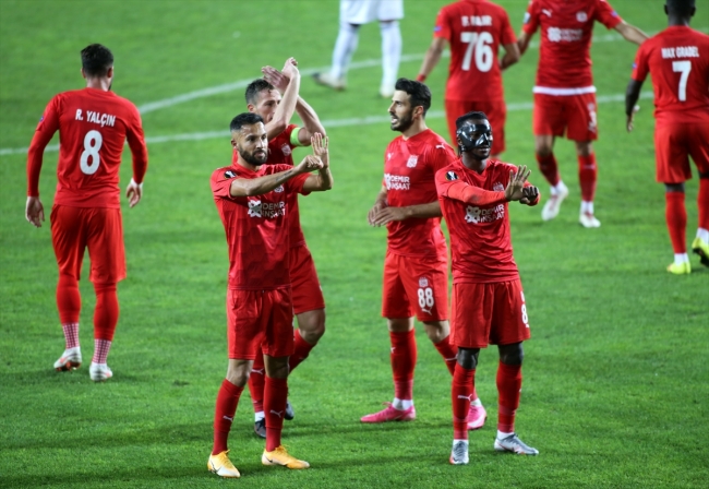 Sivasspor Avrupa Ligi'ndeki ilk galibiyetini aldı