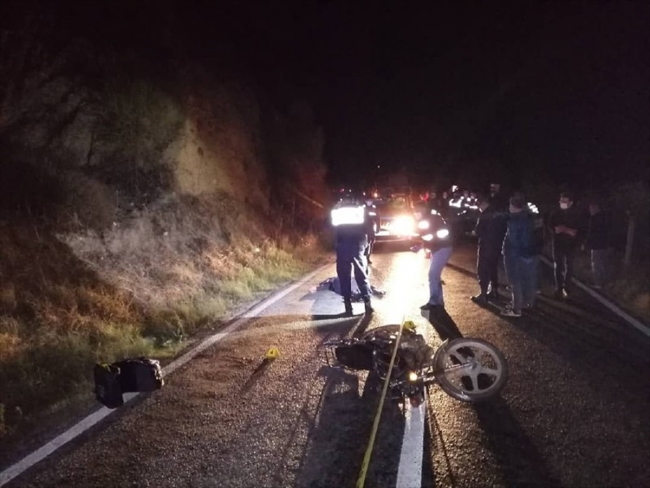 Aydın'da motosiklet kamyona çarptı: 1 ölü, 1 yaralı