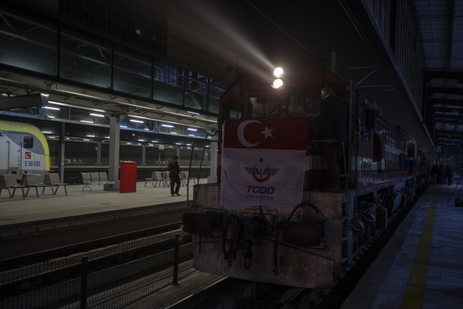Çin'e giden ihracat treni Ankara'dan geçti