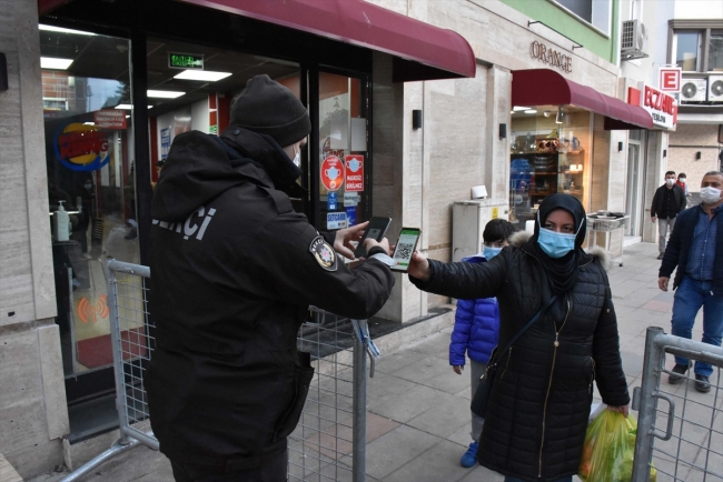 Ordu'da işlek caddelerde HES kodu uygulaması