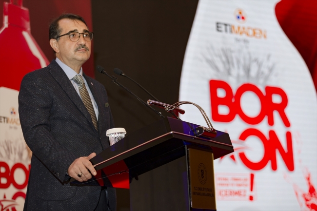 Fotoğraf: AA (Enerji ve Tabii Kaynaklar Bakanı Fatih Dönmez)