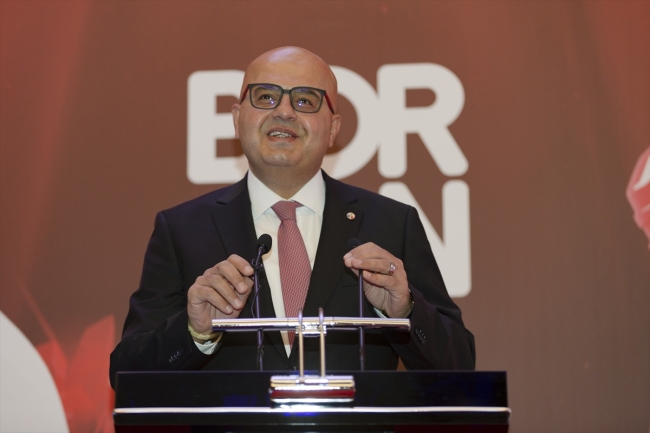 Fotoğraf: AA (Eti Maden İşletmeleri Genel Müdürü ve Yönetim Kurulu Başkanı Serkan Keleşer)