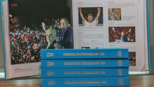 AA'dan Türkiye ve dünyanın 100 yılına ışık tutan önemli eser