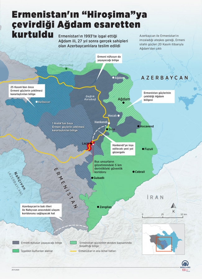 Ermenilerin harabeye dönüştürdüğü kent: Ağdam