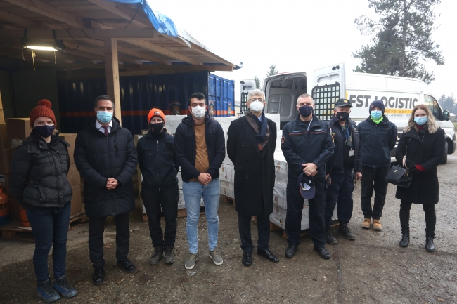 AFAD'ın gönderdiği yardımlar Hırvatistan’a ulaştı