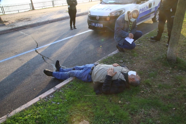 Seyhan Nehri'ne düşen adamı işçiler kurtardı