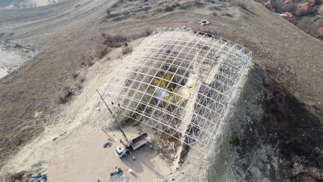 Karabük'ün Safranbolu ilçesindeki Büyük Göztepe Tümülüsü Fotoğraf: AA