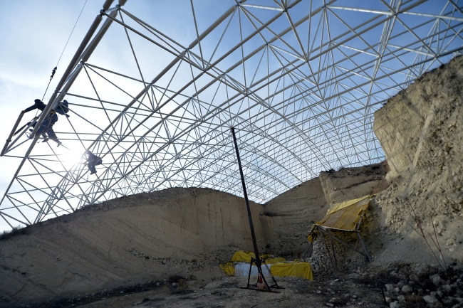 Karabük'ün Safranbolu ilçesindeki Büyük Göztepe Tümülüsü Fotoğraf: AA