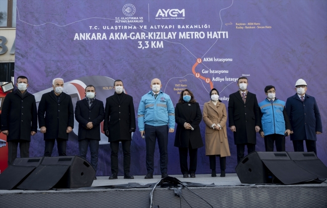 Ankara'nın metro ağı genişliyor
