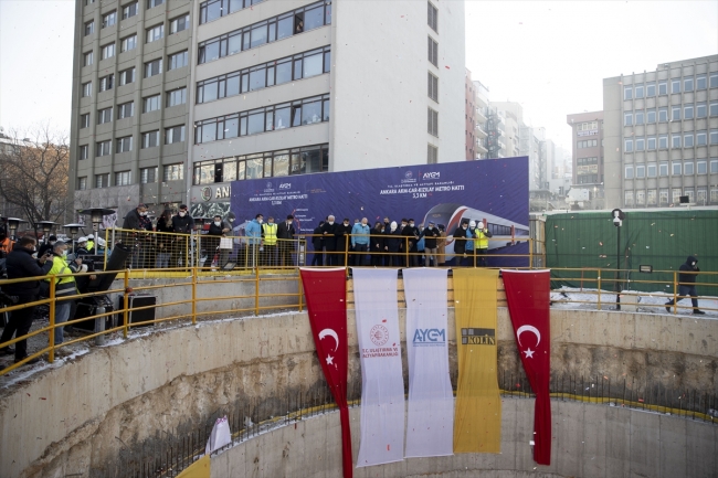 Ankara'nın metro ağı genişliyor