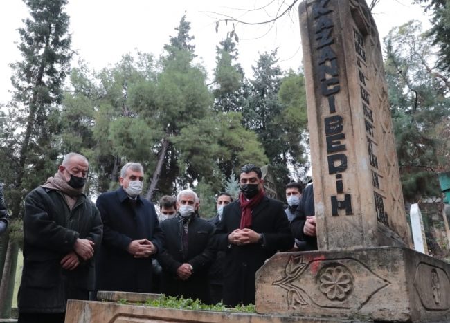 Şanlıurfalı ünlü gazelhan Kazancı Bedih mezarı başında anıldı