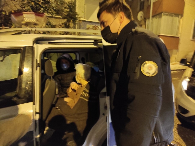 Halasını bıçakla rehin alan kişi gözaltına alındı