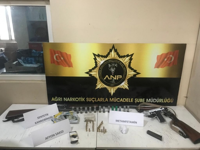 Ağrı'da uyuşturucu operasyonu: 7 tutuklama