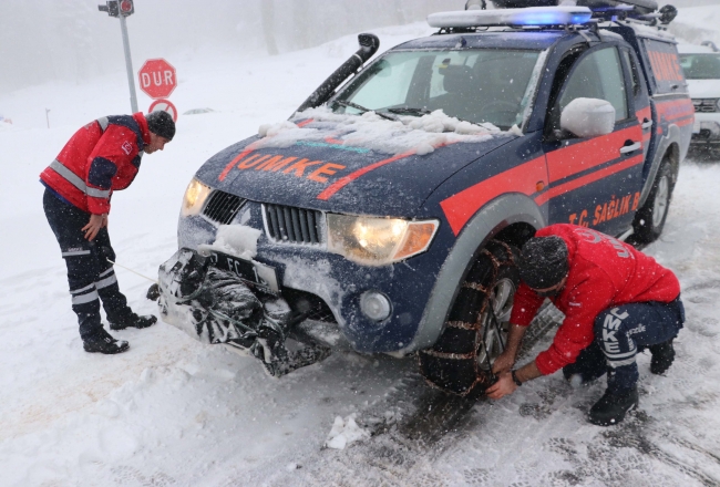 Zonguldak'ta ekipler kanser hastası için seferber oldu