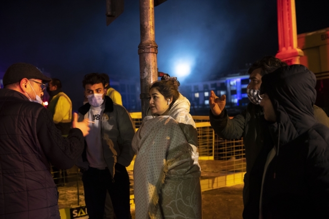 Zeytinburnu'nda yangın paniği