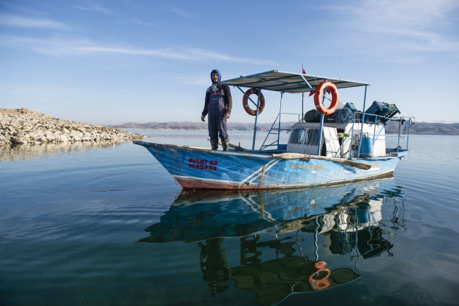 Denizsiz şehrin balıkçıları: Keban Baraj Gölü'nde av mesaisi
