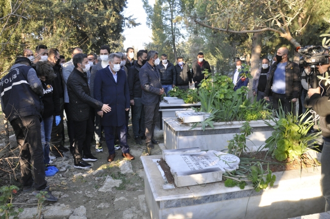 Adana'da tahrip edilen mezarlar onarıldı