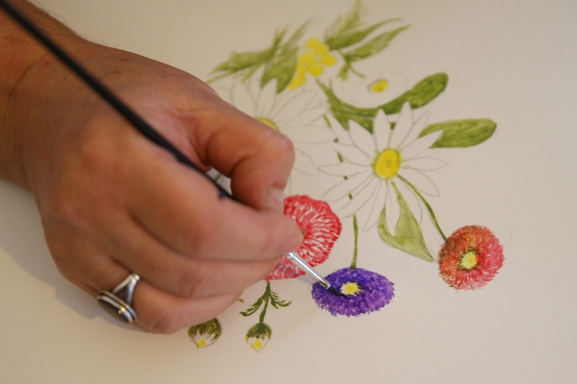 "Ressamlık" hayalini emekli olunca gerçekleştirdi