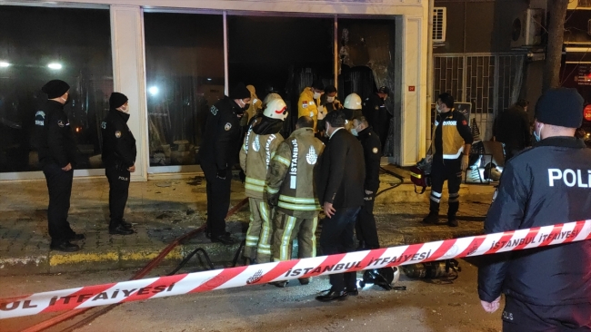 Maltepe'de iş yerinde yangın: 1 kişi öldü